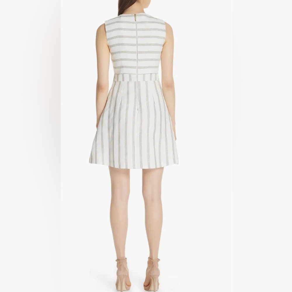 Ted Baker London Colour by Numbers Cross Front Skater Dress - Picture 5 of 13